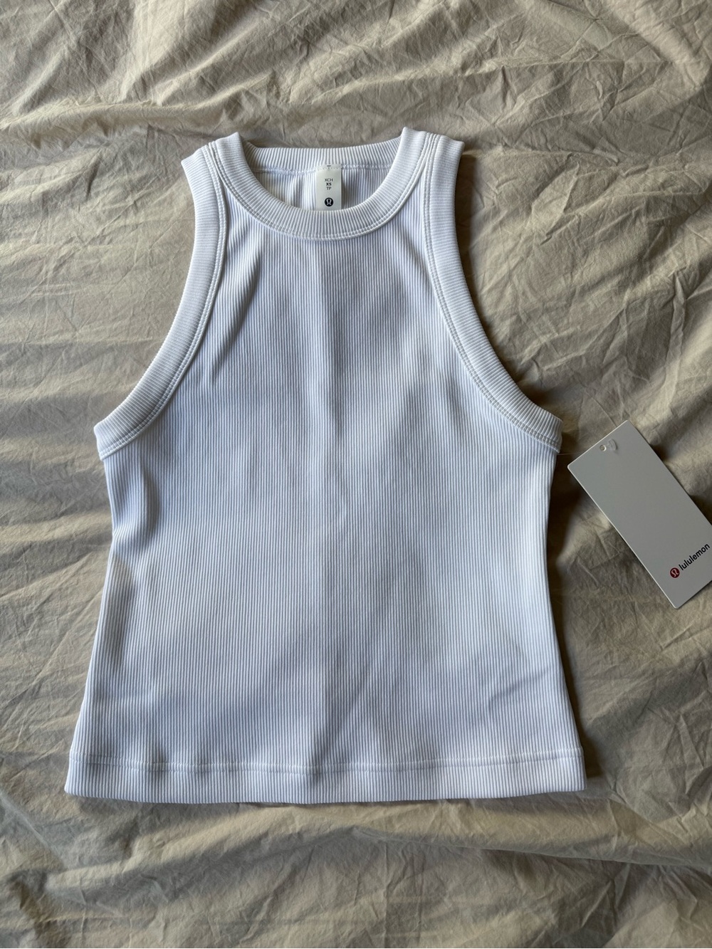 Lululemon Ribbed Heavyweight Cotton Racerback Tank - Picture 3 of 6
